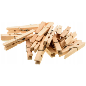 Spinacze klamerki drewniane komplet 20 SZTUK