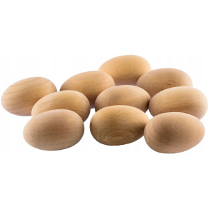 Jajko drewniane kurze, Wielkanoc bukowe 50 szt.