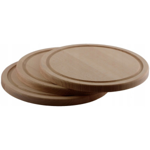 Komplet zestaw desek okrągłych z rowkiem 3 sztuki