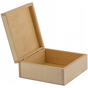 Szkatułka pudełko drewniane 16x16 decoupage