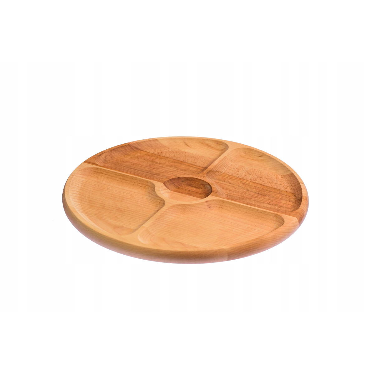 Deska obrotowa 33 cm PATERA do przekąsek 4 komory - obrazek 3