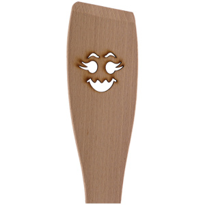 Łopatka drewniana do patelni teflonu oczka