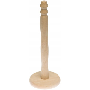 Drewniany stojak wieszak na ręcznik papierowy