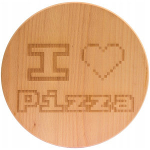 Deska obrotowa 30 cm do pizzy serów + grawer