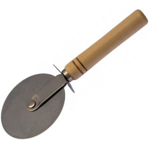 Nóż, nożyk do krojenia pizzy z drewnianą rączką