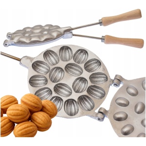 Forma opiekacz do pieczenia ciastek orzeszków + gratisy