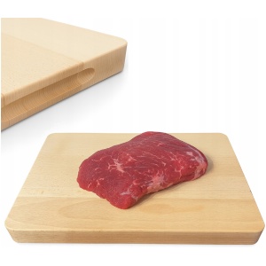 SOLIDNA BUKOWA DESKA DO KROJENIA 40X30X4 - GRUBY BLOK KUCHENNY