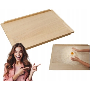 Stolnica drewniana dwustronna bardzo duża xxl 80x60 cm uniwersalna