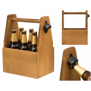 Nosidło na piwo skrzynka na piwo + otwieracz - idealny prezent na urodziny